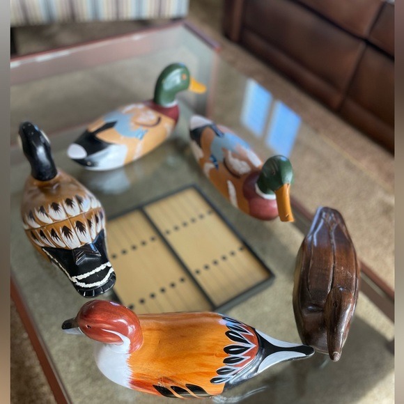 2/$50 Wood Duck Decoy Duck Dynasty Hunting Decor Cabin Fishing Outdoors Camo - Picture 14 of 14